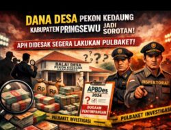 Dana Desa Pekon Kedaung Jadi Sorotan, APH Didesak Segera Lakukan Pulbaket