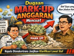 Dugaan Mark-Up Anggaran Mencuat, Kepala Disnakertrans Janjikan Klarifikasi Lewat Staf