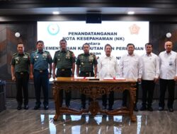 Mabes TNI dan Kementerian Kelautan dan Perikanan Teken MoU Sektor Kelautan dan Perikanan