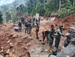 Satgas Gulbencal Kodam I/BB Tuntaskan Jembatan Armco Kedua, Percepat Pemulihan Akses Warga Pascabencana