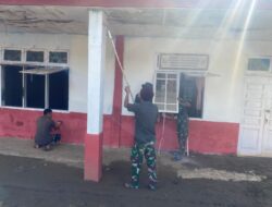 Satgas Gulbencal TNI AD Percepat Pemulihan SMPN 26 Takengon, Pastikan Sekolah Segera Kembali Digunakan