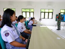Tim Wasev Tinjau Program Rekrutmen TNI di SMKN 1 Linggang Bigung