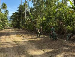 Melalui TMMD Ke-127 Kodim 1804/Kaimana Jalan Kampung Marsi Hampir Rampung