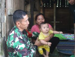 Dansatgas TMMD Kunjungi Rumah Warga Penerima Bantuan RTLH di Linggang Amer