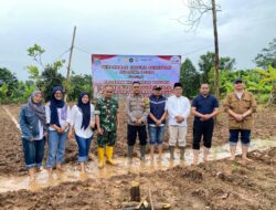 Bhabinkamtibmas Polsek Cikupa Hadiri Penanaman Jagung Hibrida Program 1 Desa 2 Hektare di Desa Sukanagara