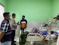 PJU Polda PBD Jenguk Korban Penikaman di RSUD Sele Be Solu Sorong
