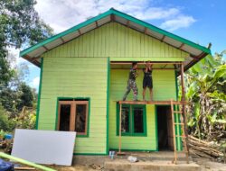 Sentuhan Akhir Satgas TMMD, RTLH Kini Tampak Lebih Cantik dan Nyaman