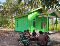 Warga Kampung Sisir Apresiasi TMMD 127 Kodim 1804/Kaimana, Danrem 182/Jazira Onim Tinjau Langsung Hasil Pembangunan