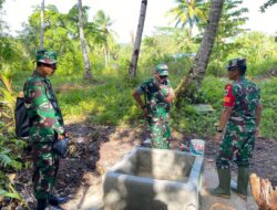 Danrem 182/Jazira Onim Tinjau Progres TMMD Ke-127 di Kampung Sisir, Pekerjaan