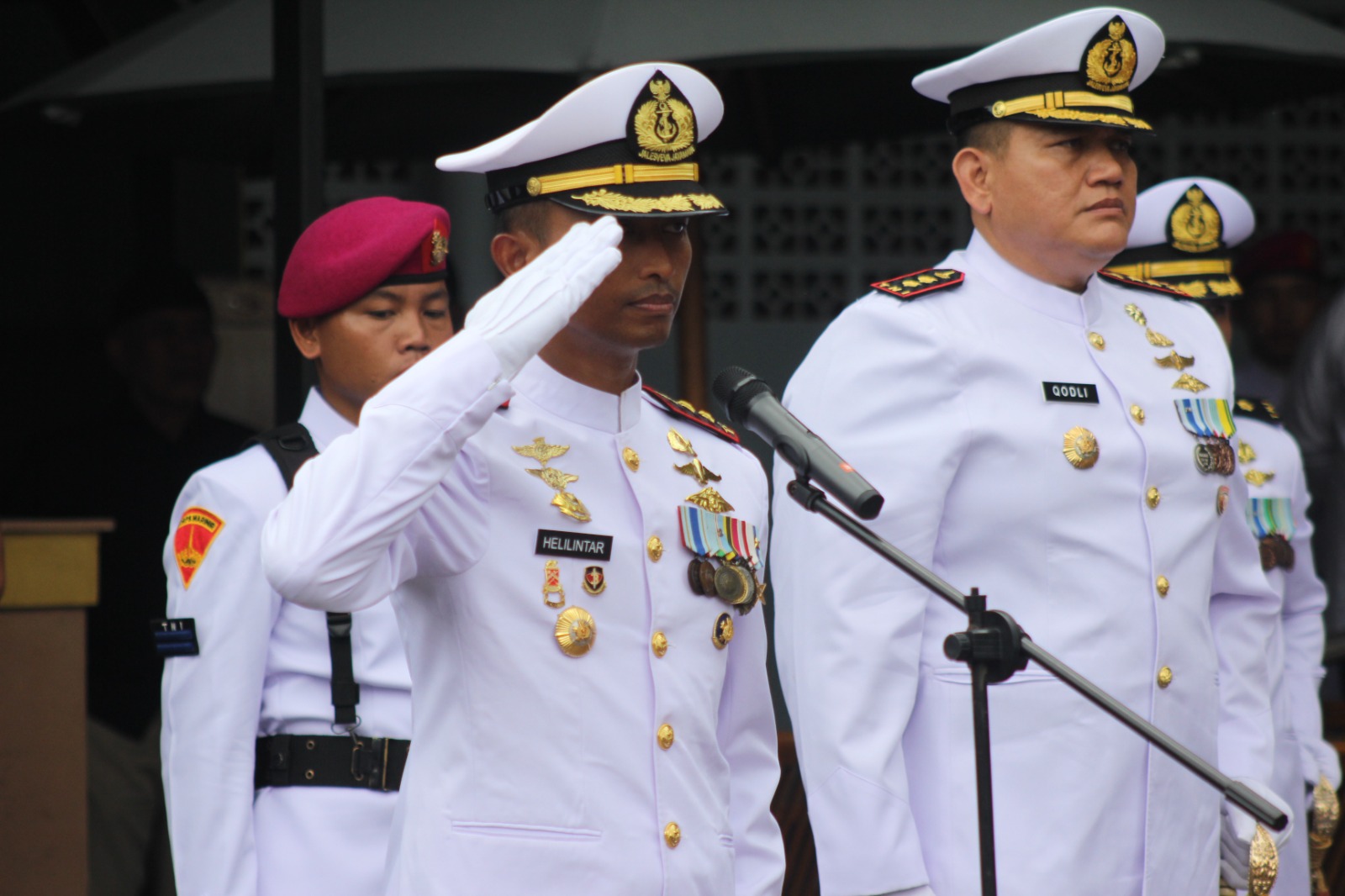 Danyonif 2 Marinir Pimpin Upacara Pemakaman Militer (Alm) Kapten Marinir Rahadian Fadillah 1 IMG 20260309 WA0086