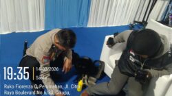 Respon Cepat Petugas Pospam Citra Raya, Korban Tabrak Lari Mendapat Pertolongan