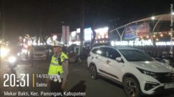 Arus Lalu Lintas di Bundaran 4 Citra Raya Ramai namun Lancar, Polisi Imbau Pengendara Tetap Waspada