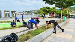 Bakti Sosial, Satgas Trisila 2026 Koarmada III Gelar Aksi Bersih-Bersih di Tugu Fakfak 2 IMG 20260316 WA0081