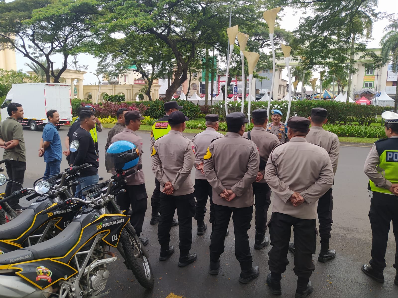 Apel Serah Terima Personel Pos Pam Terpadu Citra Raya, Dilanjutkan KRYD Pengamanan Tempat Keramaian 1 IMG 20260326 WA0046