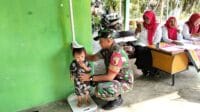 Percepat Penurunan Stunting di Wonodadi, Babinsa Salam Aktif Dampingi Posyandu
