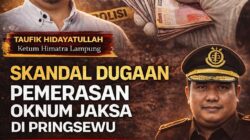 Dugaan Pemerasan Jaksa Pringsewu: Skandal Serius, Publik Desak Usut Tuntas