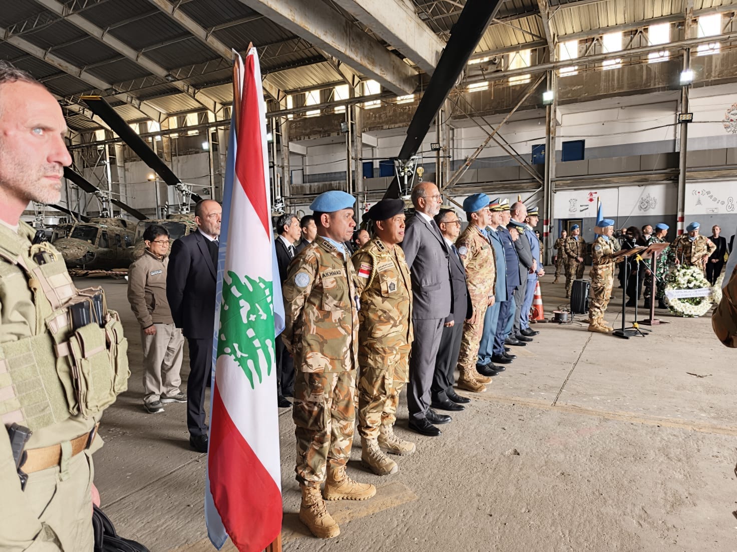 UNIFIL Gelar Upacara Memorial untuk Tiga Prajurit TNI yang Gugur di Lebanon Selatan