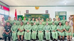 Rapat Paripurna Dalam Rangka Serah Terima Jabatan Ketua Persit KCK Cabang XXXV Kodim 1710/Mimika