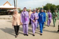 Ketua Umum Dharma Pertiwi Pimpin Kegiatan Bakti Sosial di Bekasi