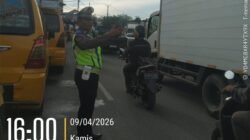 IPTU Udi Muhdi Pantau dan Terjun Langsung Atur Arus Lalu Lintas Sore di Cikupa