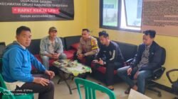 Aipda Dieko A Jalin Silaturahmi Bersama Ketua LPM dan Warga Pasir Gadung