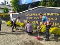 AKP Syamsul Bahri Pimpin Korve Polsek Cikupa Dukung Program Indonesia Asri