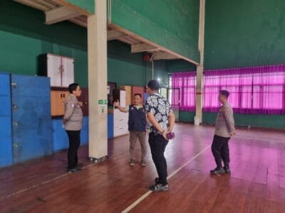 Ipda Syaiful Rusdiansyah Cek Lokasi Kunjungan Kapolri di PT KMK Global Sport I