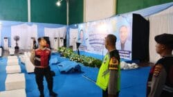 Dini Hari, Personel Polresta Tangerang Cek Kesiapan Kunjungan Kapolri di PT KMK Cikupa