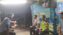 Bhabinkamtibmas Polsek Cikupa Ronda Siskamling Bersama Warga Pasir Jaya