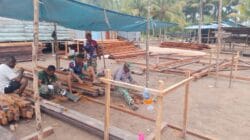 Masuk Hari Kedua TMMD Ke-128, Personel Satgas Kejar Progres Sasaran Fisik