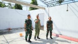 Dandim 1505/Tidore Dampingi Irutben Itdam XV/Pattimura Tinjau Progres Pembangunan KDKMP