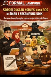 *FORMAL Lampung Soroti Dugaan Korupsi Dana BOS di SMAN 1 Sekampung Udik, Ancang-Ancang Layangkan Laporan ke Aparat Penegak Hukum*