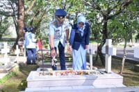 Danlanud Sultan Hasanuddin Hadiri Ziarah HUT Ke-80 TNI AU di TMP Panaikang