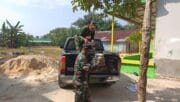 Wujud Kepedulian TNI, Satgas TMMD Ke-128 Kodim 0908/Bontang Mulai Pemasangan Batako MCK di Ponpes DDI Marangkayu