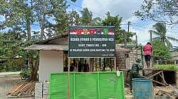 Kerja Keras Tanpa Batas, Satgas TMMD Ke-128 Kodim 0908/Bontang Mulai Bangun Dinding RTLH di Desa Sidomulyo