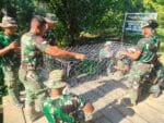 Proses Pembuatan Jembatan Kampung Masdarling Terus Dikebut