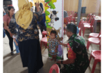 Wujud Babinsa Tawangrejo Dampingi Kegiatan Posyandu, Demi Tingkatkan Layanan Kesehatan Masyarakat
