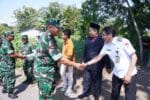 Danrem 081/DSJ Di Dampingi Dandim 0808/Blitar, Tinjau Lokasi Jembatan Garuda Perintis Yang Akan Dibangun