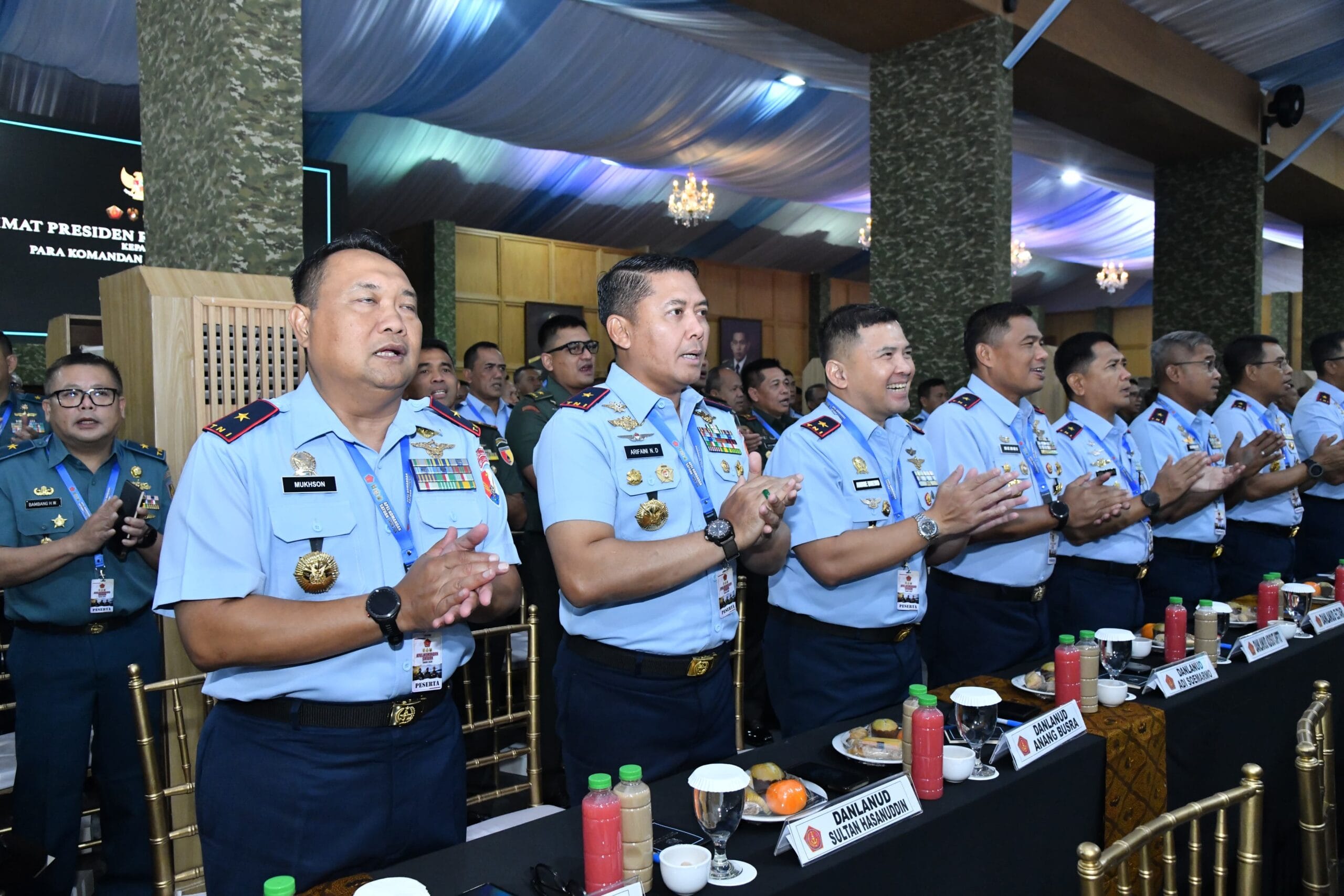 Danlanud Sultan Hasanuddin Hadiri Taklimat Presiden Republik Indonesia