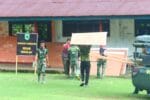Dukung Pendidikan Berkualitas, Satgas TMMD ke 128 Kodim 1801/Manokwari Renovasi SD Inpres 62 /Asai