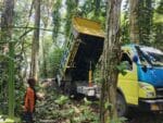 Dorongan Material Kembali Tiba, Satgas TMMD ke-128 Kejar Target Pembangunan Fisik