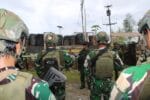 Wapangkoops TNI Habema Tinjau Kesiapsiagaan Prajurit di Pos Kotis Dekai