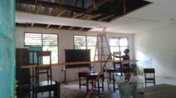 TNI Percepat Renovasi Sekolah melalui TMMD Ke-128, Progres SD Inpres 62 Asai Masuki Tahap Finishing