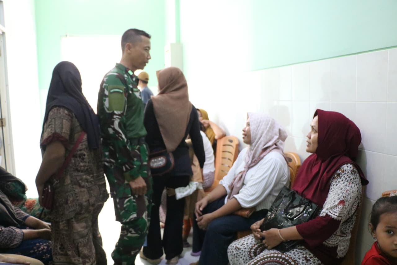 Dinas P3AP2KB Gelar Pelayanan KB Gratis di Puskesmas Maron pada TMMD Ke-128