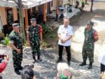 Danrem 083/Bdj Tinjau Langsung Progres Pembangunan TMMD di Desa Brabe