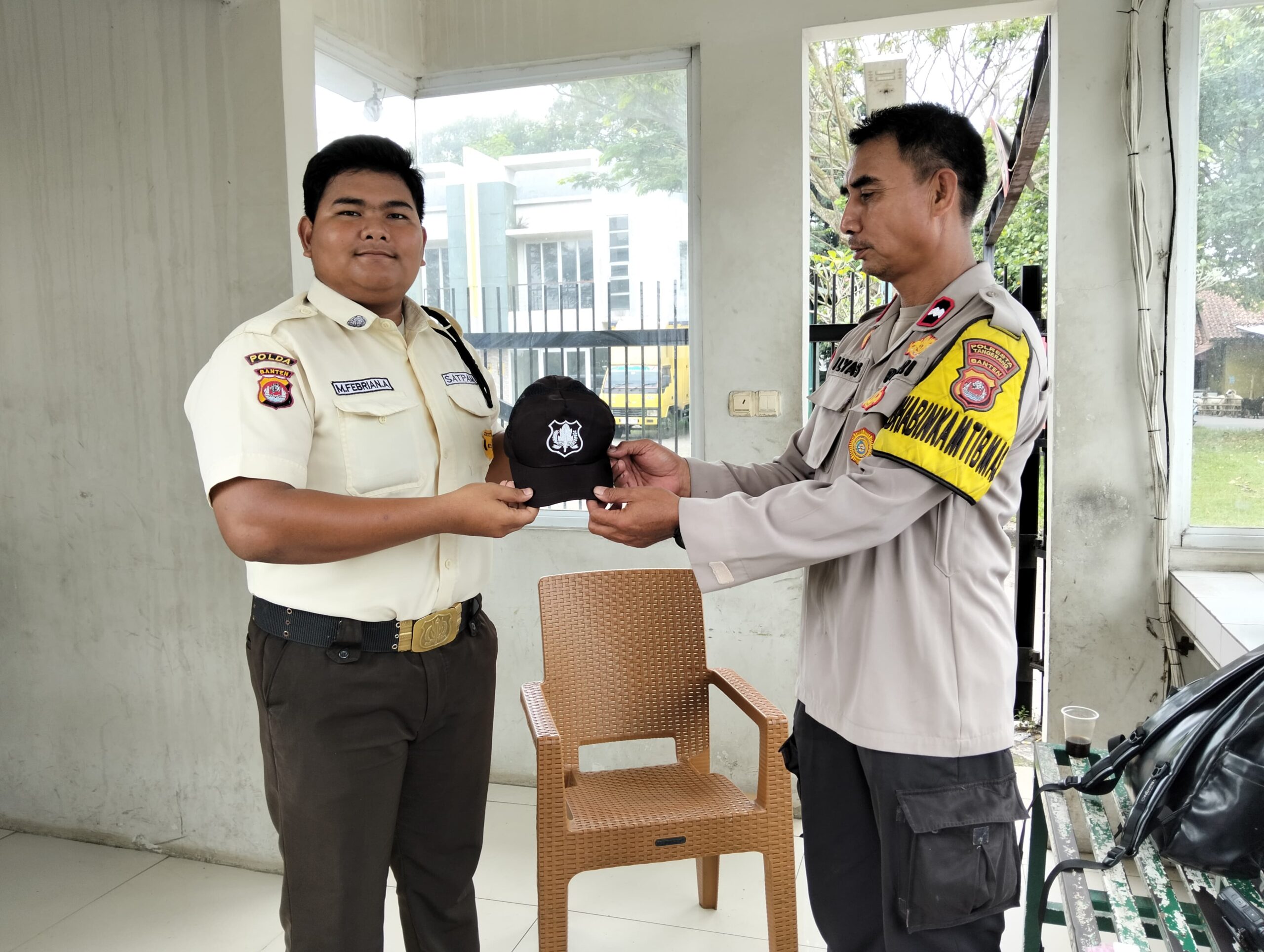 Aipda Ilyas Laksanakan Binwil di Pos Security Bizpoint Sukamulya