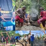 TMMD Ke-128 Kodim 1801/Manokwari, Jadi Bukti Nyata Soliditas TNI-Polri dan Rakyat Kompak Bangun Kampung Tanah Rubuh