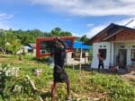 Pintu Panel dan Jendela RTLH TMMD Ke-128 Kodim 1801/Manokwari Tiba di Lokasi