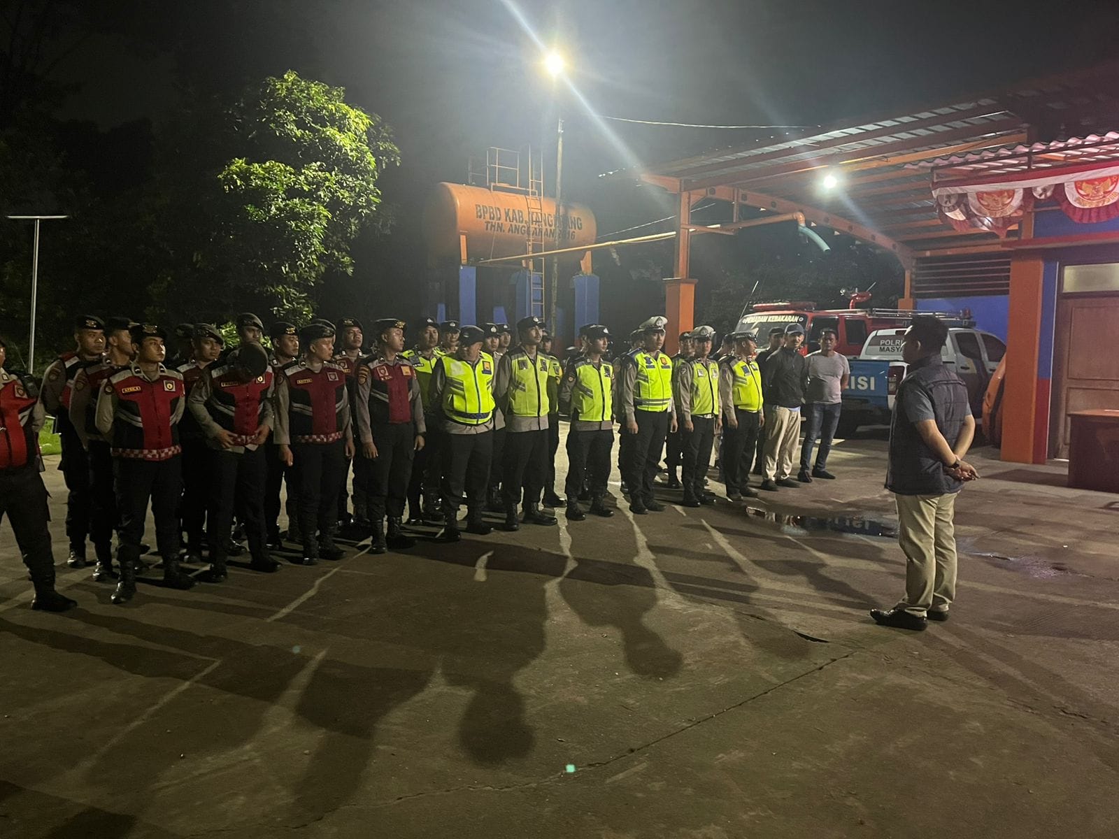 Polresta Tangerang Gelar Apel Malam Pleton Siaga dan Piket Fungsi untuk Antisipasi Gangguan Kamtibmas