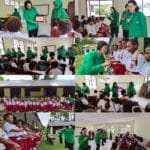 Persit KCK Cabang XIIKodim 1801/PD XVIII Kasuari Berikan Penyuluhan Gosok Gigi Dan Cuci Tangan di SD Inpres 62 Asai